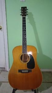 Vintage 1972 Martin D-35 Acoustic Guitar With fishman Pick-up & Blue Hard Case