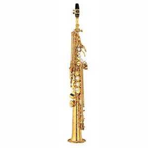 Yamaha YSS-875EXHG Custom EX Professional Soprano Saxophone in Lacquered Finish, With Two Detachable G2 Necks, One Piece Body Construction.