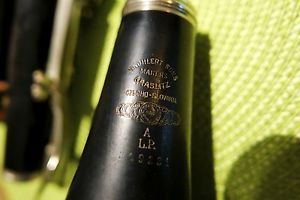 Vintage Wooden Clarinet in A - V. Kohlert Sons Graslitz Czecho-Slovakia A L.P.