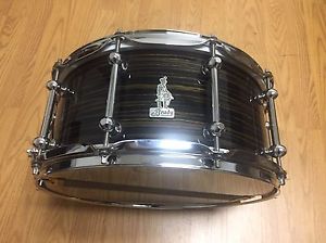 Brady Jarrah Ply - Macassar Ebony Finish - 6.5x14 inch snare drum - MINT