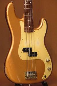 Free Shipping Used Rock N' Roll Relics Vicuous Bass Copper Metallic Electric Bass