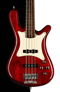 Warwick Custom Shop Streamer CV 4, Burgundy Red Stain Highpolish