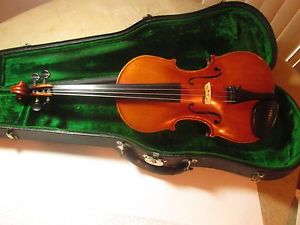 1939 GUSTAV HENNING AMERICAN MADE 4/4 VIOLIN #493 W/ORIGINAL PAPER WORK