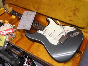 Fender C/S 1960 Stratocaster NOS Charcoal Frost Metallic Guitar Free Shipping