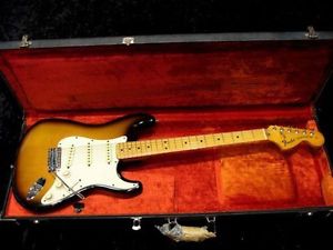 Fender 1975 Stratocaster Sunburst Maple Electric Free Shipping
