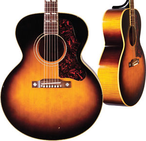 2015 Gibson Guitar J-185 Acoustic-Electric Red Spruce Limited Edition