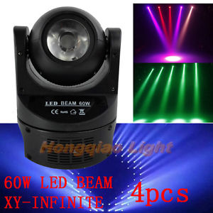 infinite rotate 60W LED beam for club events stage party disco moving head dj