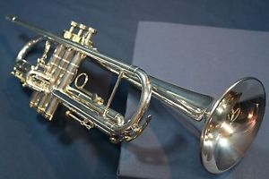 1965 Elkhart Conn 36B "Connstellation" Trumpet Silver Plate w/ Case, Mouthpiece