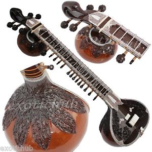 SITAR~SWAN NECK~DOUBLE TUMBA~FIBER BOX~RAVI SHANKAR STYLE~SITAR EHS