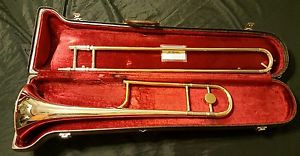 1941 KING 2B SILVERSONIC Professional Trombone, Sterling Bell, Original Case