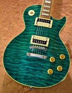 Edwards E-LP-92SD / QM Les Paul Japan Guitar Green
