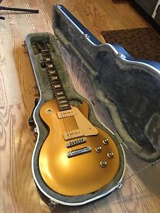 2011 Gibson Les Paul 60's Tribute Electric Guitar Goldtop Excellent Condition