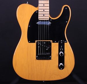 Fender American Deluxe Ash Telecaster Butterscotch Electric Guitar Tele #0893