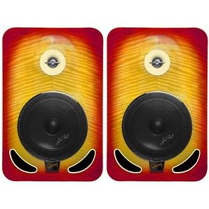 2 Gibson Les Paul 8 Reference Speaker Monitors (PAIR) Cherry Burst