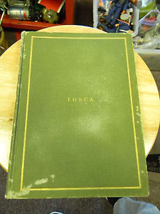 G. Puccini Tosca Opera Full Vocal Piano Score First English edtion c. 1905