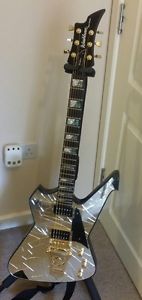 Washburn Paul Stanley PS1900 Cracked Mirror Top Gold Hardware.... Mint