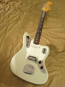 Fender USA American Vintage '62 Jaguar Inca Silver w/hard case F/S #E1030