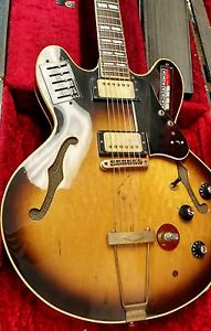 Rare Fully Working Guitorgan guitar w/organ inside. Orig pedal n OHSC. Serviced.