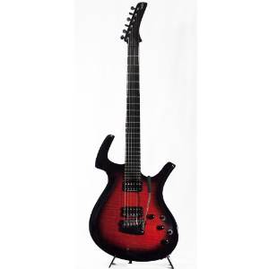 Parker Fly Mojo Flame - Black Cherry Burst Finish 6-string Electric Guitar with Deluxe Parker Hardshell Case