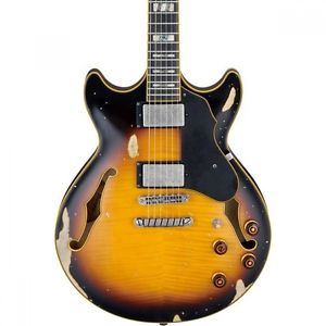 Ibanez AMV100FMD-YSL Yellow Sunburst Low Gloss Artstar Vintage Electric Guitar