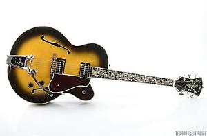 RC ALLEN Leader Hollowbody Electric Guitar w/ Bigsby Tremolo & Hard Case #26637