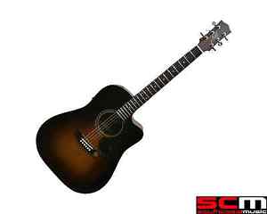 MATON SRS60C LTD ED TOBACCO SUNBURST ALL SOLID ACOUSTIC ELECTRIC GUITAR w/ CASE