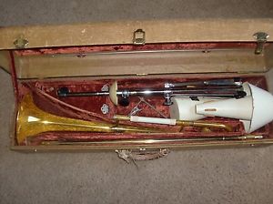 Vintage 1950's King 2B Liberty Trombone In Original Case With Extras #302362