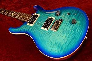 Paul Reed Smith Custom22 Bird Pattern Thin Makena Blue 2013 Guitar