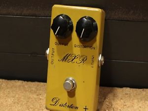 MXR Distortion + distortion cursive logo LED without vintage Effector