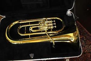 King Model 628 3 Valve Baritone Euphonium Top Action Bell Up MINT QuinnTheEskimo