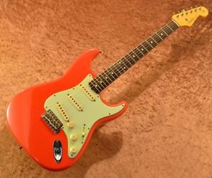 Fender Custom Shop Time Machine Series 1960 Stratocaster Relic Fiesta Red #E1035