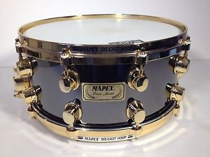 1990s Vintage Mapex Brass Masters Snare Drum 6.5x14 - Near Mint