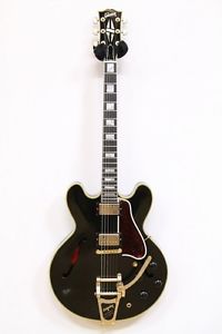 Free Shipping Used Gibson Memphis ES-355 Bigsby VOS / Vintage Ebony 2016 Guitar