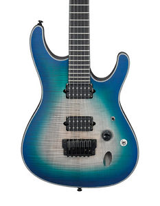 Ibanez SIX6FDFM-BCB Limitada hierro de Ed. Etiqueta Guitarra Eléctrica,Azul