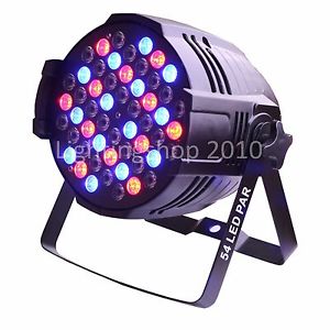Power linkable 8pcs/lot 54x3w rgbw led par light led par can light stage lights