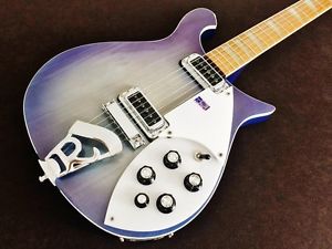 Free Shipping Used Rickenbacker 620 Blue Burst Limited Electric Guitar