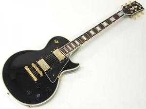 Burny RLC-95 BLK Made in Japan Les Paul Custom *NEW* Free Shippng From Japan