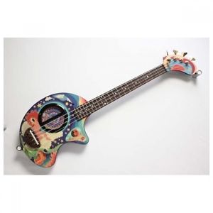 Fernandes PIE ZO Sunshine Love Used Electric Bass Guitar W/ Soft Case Deal Japan