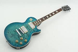 Free Shipping Gibson Les Paul Standard 2014 Premium Quilt Ocean Water Perimeter