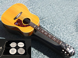 1965 Epiphone FT-79N Texan Natural Full-Original & Near-Mint "Beatles Gear"