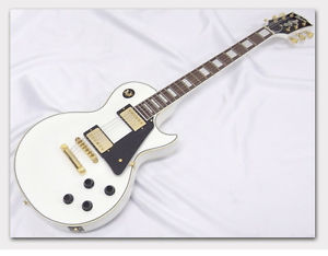 Burny RLC-95 SW Made in Japan Les Paul Custom *NEW* Free Shippng From Japan