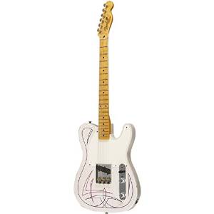 Fender Custom Shop Limited Pinstriped Esquire Electric Guitar White Blonde