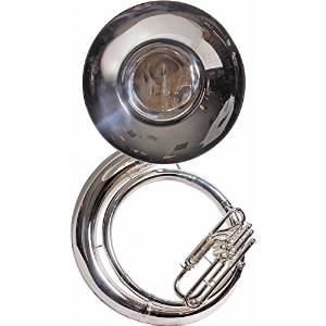 King 2350 Series Brass BBb Sousaphone 2350WSP Silver With Case