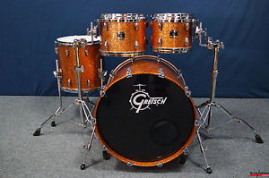 Gretsch Renown Maple Shellset in "Deep Inca Gold Sparkle" - 22,10,12,14"