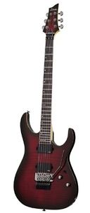 Schecter Banshee Floyd Rose-Active Crimson Red Burst
