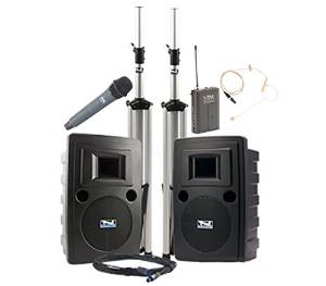 Anchor Audio Liberty Dual Deluxe Package with One Handheld Microphone and One Earset Microphone