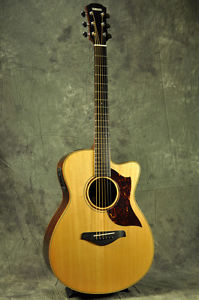 YAMAHA U.AC-3R (HIL300555)  VG ccondition w/Hard Case Acoustic Guitar