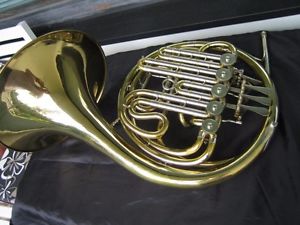 FRENCH HORN-WALDHORN-HANS HOYER-Bb-/A+/F-EXTENSION