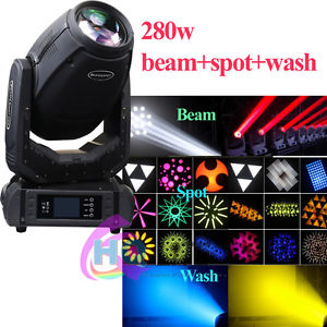 10R Yodn 280W Beam Spot Wash 3in1 Moving Head Light Stage Party Disco lighting