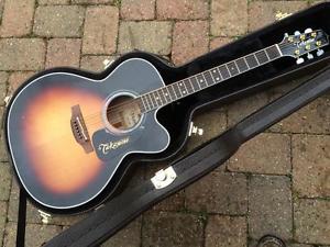 Takamine P6JC Guitar Pro Series 6 Handcrafted in Japan Hard Case